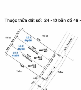 Bán 3 lô đất P16 sau lưng mặt tiền đường Lê Đức Thọ . Gò Vấp #23